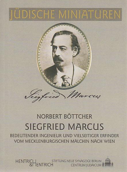 Cover Siegfried Marcus, Norbert Böttcher, Jewish culture and contemporary history