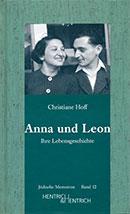 Cover Anna und Leon, Christiane Hoff, Jüdische Kultur und Zeitgeschichte