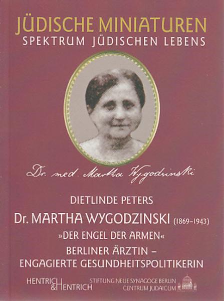 Cover Martha Wygodzinski, Dietlinde Peters, Jewish culture and contemporary history