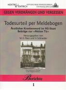 Todesurteil per Meldebogen, W. E. Platz, Volkmar Schneider, Jewish culture and contemporary history