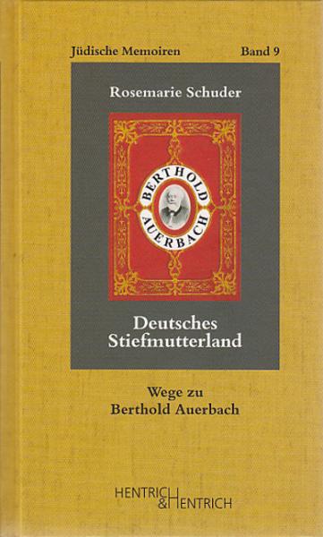 Cover Deutsches Stiefmutterland, Rosemarie Schuder, Jüdische Kultur und Zeitgeschichte