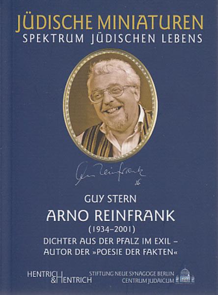 Cover Arno Reinfrank, Guy Stern, Jewish culture and contemporary history