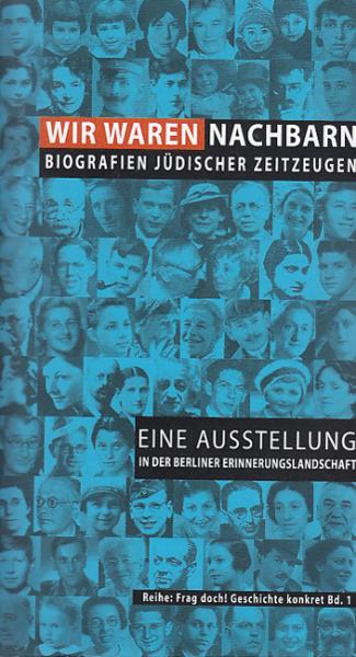 Cover Wir waren Nachbarn, Jochen Thron, Klaus Wiese, Ilona Zeuch-Wiese, Jewish culture and contemporary history