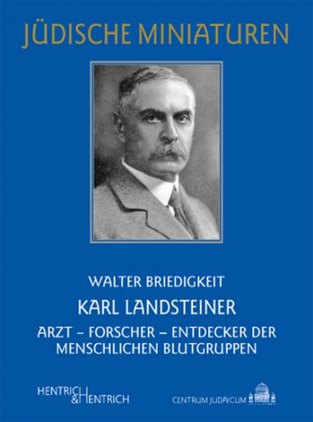 Cover Karl Landsteiner, Walter Briedigkeit, Jewish culture and contemporary history