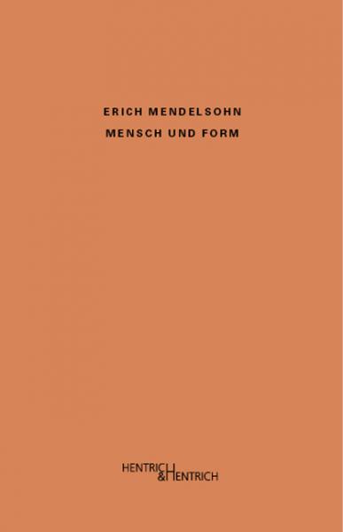 Cover Mensch und Form, Erich Mendelsohn, Jüdische Kultur und Zeitgeschichte