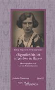 "Eigentlich bin ich nirgendwo zu Hause", Erna  Eckstein-Schlossmann, Lorenz Peter Johannsen (Ed.), Jewish culture and contemporary history