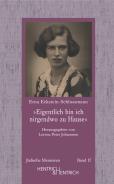 "Eigentlich bin ich nirgendwo zu Hause", Erna  Eckstein-Schlossmann, Lorenz Peter Johannsen (Hg.), Jüdische Kultur und Zeitgeschichte