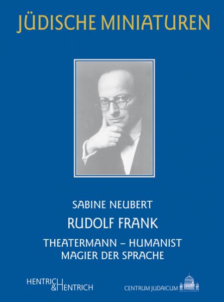 Cover Rudolf Frank, Sabine Neubert, Jewish culture and contemporary history