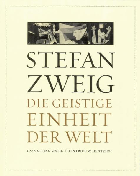 Cover Die geistige Einheit der Welt, Stefan Zweig, Jewish culture and contemporary history