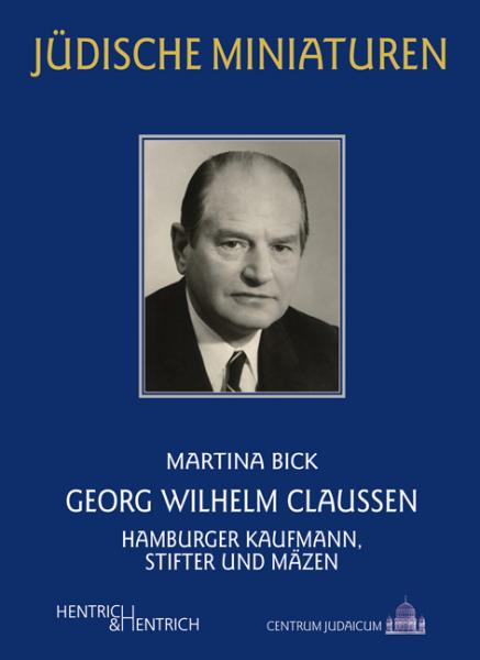 Cover Georg Wilhelm Claussen, Martina Bick, Jewish culture and contemporary history