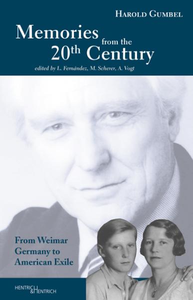 Cover Memories from the 20th Century, Harold Gumbel, Jewish culture and contemporary history
