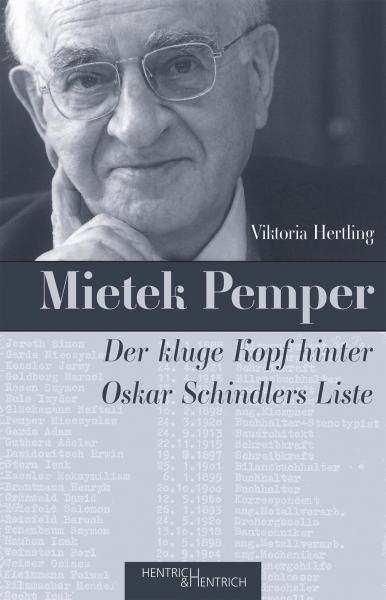 Cover Mietek Pemper, Viktoria Hertling, Jüdische Kultur und Zeitgeschichte