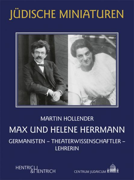 Cover Max und Helene Herrmann, Martin Hollender, Jewish culture and contemporary history