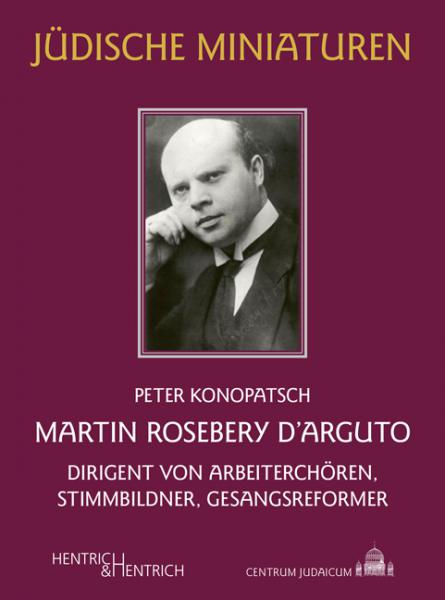 Cover Martin Rosebery d'Arguto, Peter Konopatsch, Jewish culture and contemporary history