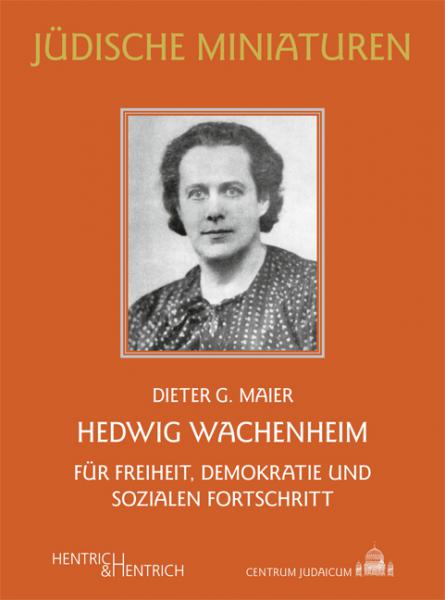 Cover Hedwig Wachenheim, Dieter G. Maier, Jewish culture and contemporary history