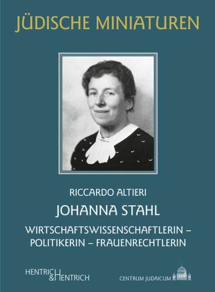 Cover Johanna Stahl, Riccardo Altieri, Jewish culture and contemporary history