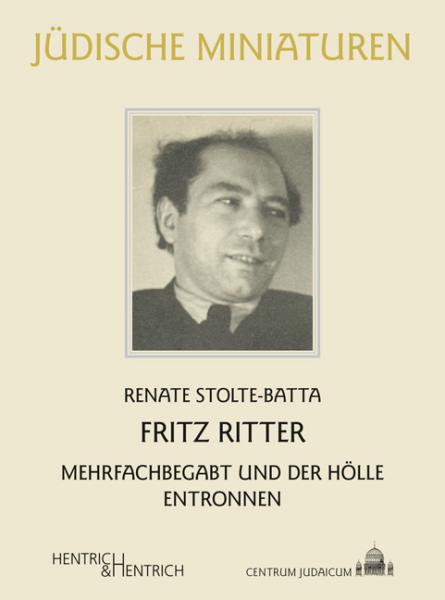 Cover Fritz Ritter, Renate Stolte-Batta, Jüdische Kultur und Zeitgeschichte