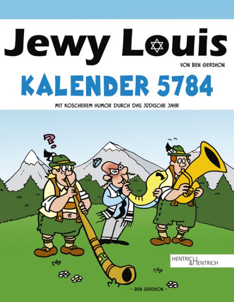 Cover Jewy Louis Kalender 5784, Ben Gershon, Jewish culture and contemporary history