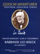Cover of Rabbiner Leo Baeck. Ein Lebensbild.