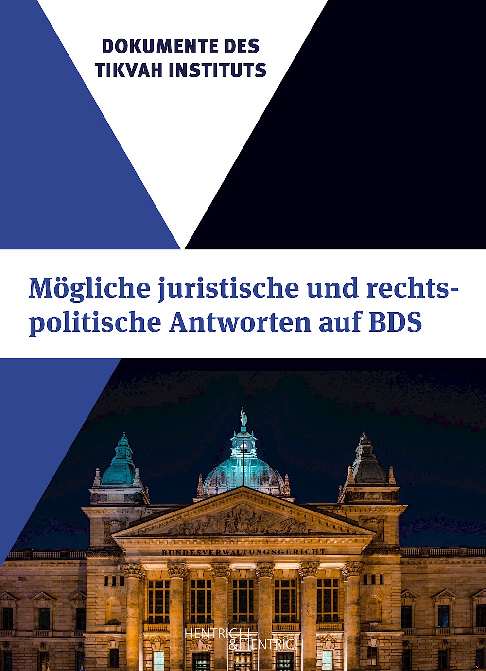 Cover von Mögliche juristische und rechtspolitische Antworten auf BDS